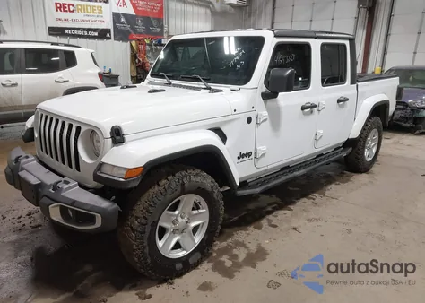 2023 Jeep Gladiator Sport S 4X4 z USA, uszkodzony, nr VIN 1C6HJTAG4PL504161